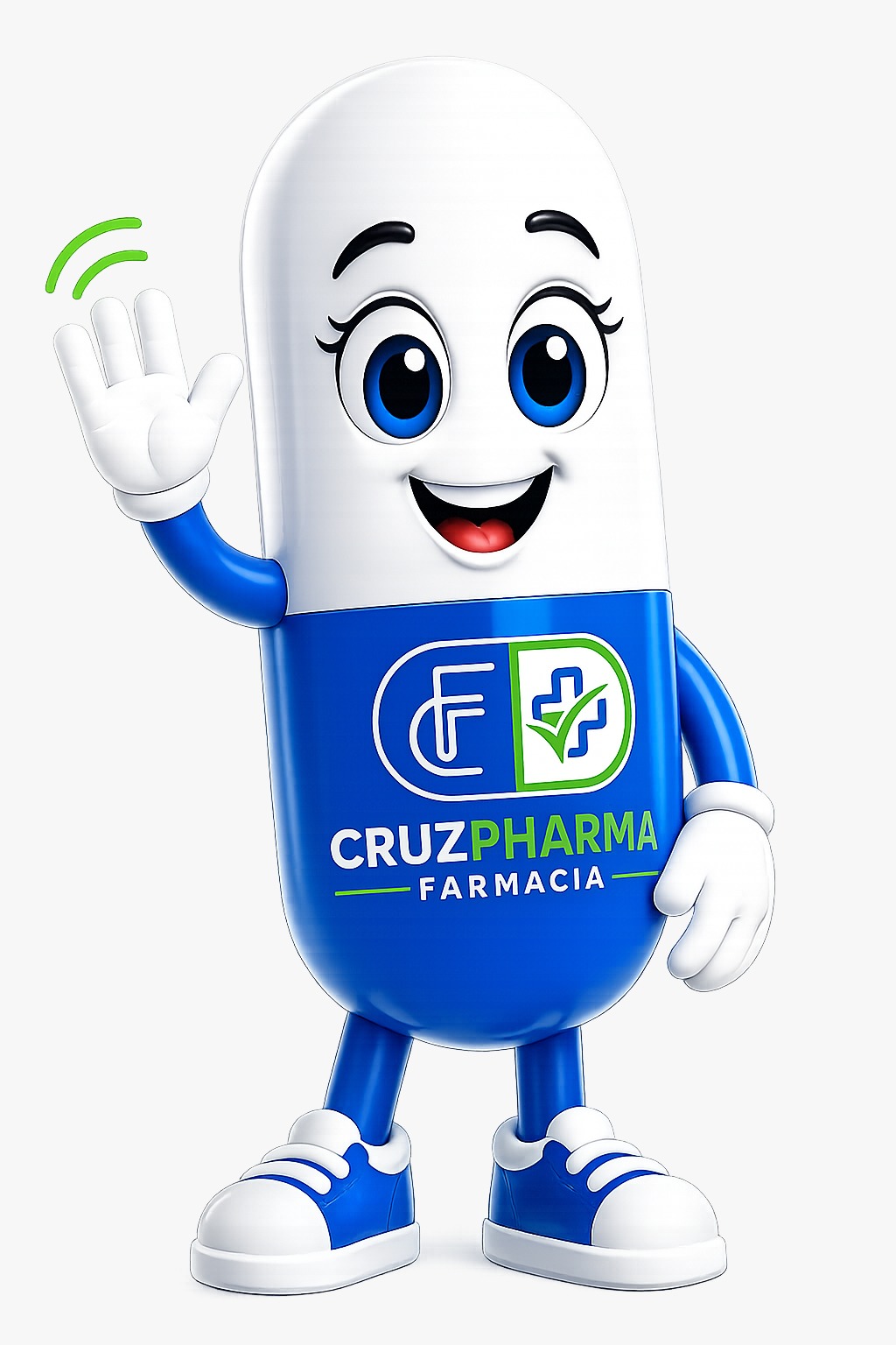 Interior de farmacia con estantes de medicamentos organizados